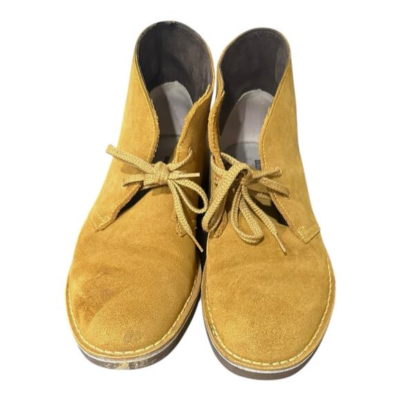 Clarks Bushacre 2 Suede Chukka Desert Boots 9 Ankle Chelsea Shoes Boots Leather main image 4